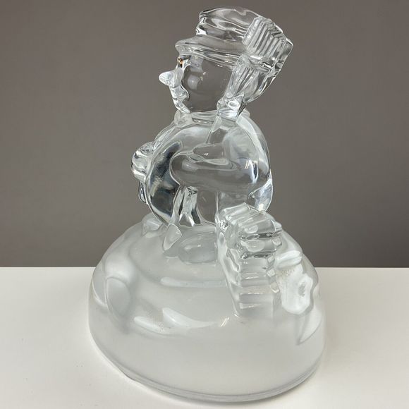 Vintage Cristal D'Arques Snowman Figurine Lead Crystal France - Picture 4 of 10